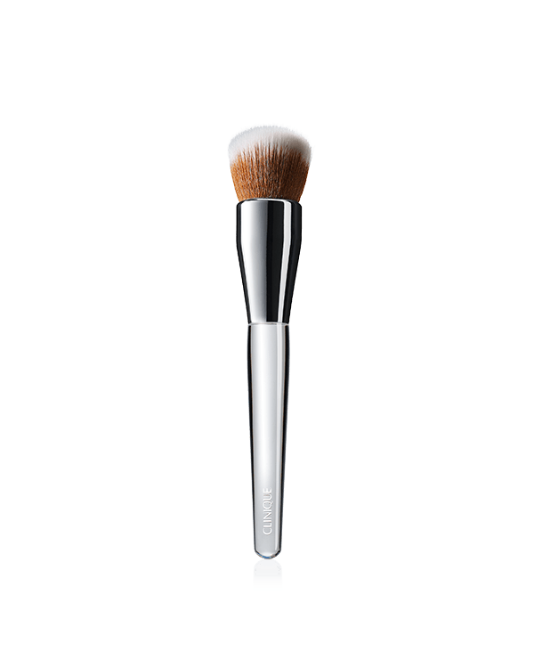 Foundation Buff Brush, Versatile brush can be used with all Clinique liquid, powder, cream and stick foundations to buff and blend to perfection.